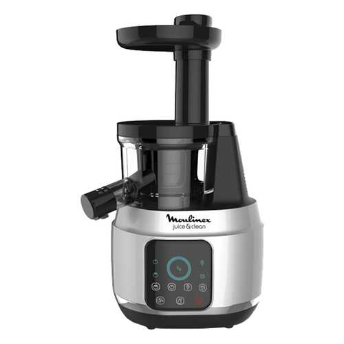 Соковыжималка шнековая Moulinex ZU420E10 black/silver в Редмонд