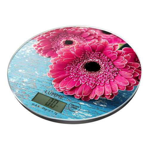 Весы кухонные LUMME LU-1341 Pink Gerbera в Редмонд