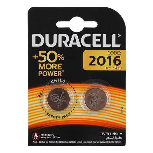 Батарейка Duracell CR2016-2BL 2 шт в Редмонд