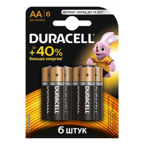 Батарейка Duracell LR6-6BL 6 шт в Редмонд