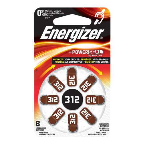 Батарейка Energizer Hearing Zinc Air 312 DP-8 8 шт в Редмонд