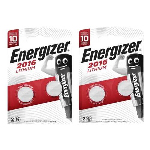 Батарейка Energizer Lithium CR 2016 2шт (2 упаковки) в Редмонд