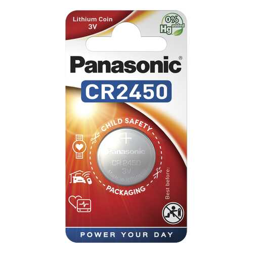 Батарейка Panasonic CR-2450EL/1B 1 шт в Редмонд