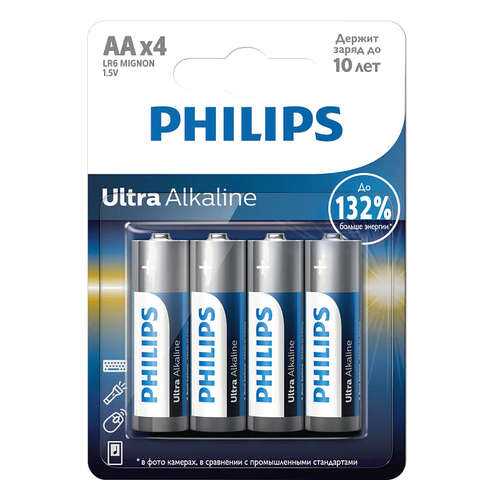 Батарейка Philips LR6E4B/51 Ultra 4 шт в Редмонд