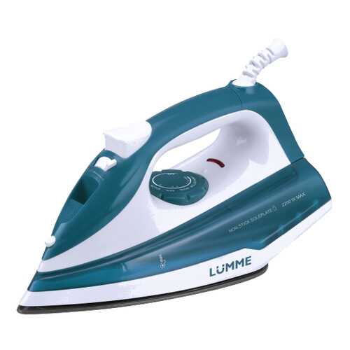 Утюг LUMME LU-1128 White/Cyan в Редмонд