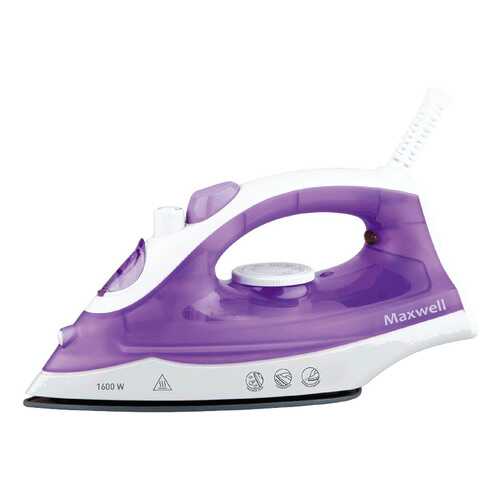 Утюг Maxwell MW-3052 VT White/Purple в Редмонд