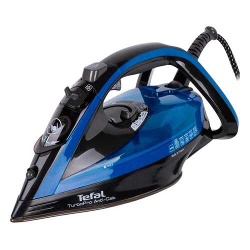 Утюг Tefal TurboPro Anti-Calc FV5648 Blue/Black в Редмонд