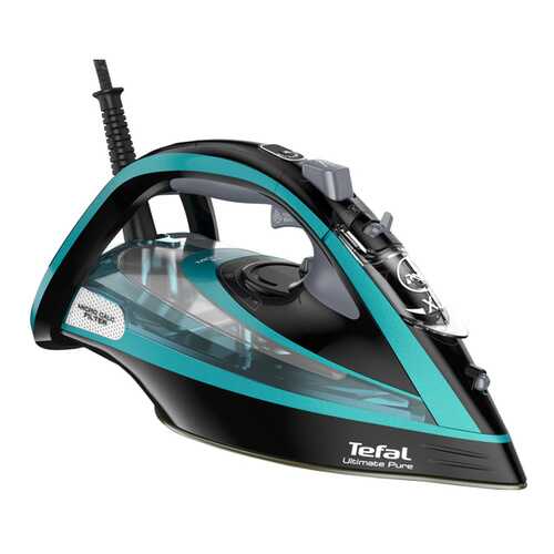 Утюг Tefal Ultimate Pure FV9837E0 Black/Cyan в Редмонд