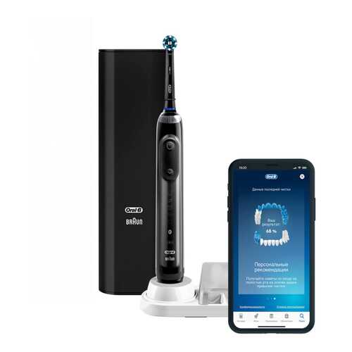 Электрическая зубная щетка Braun Oral-B Genius X 20000N (D706.515.6X) Black в Редмонд