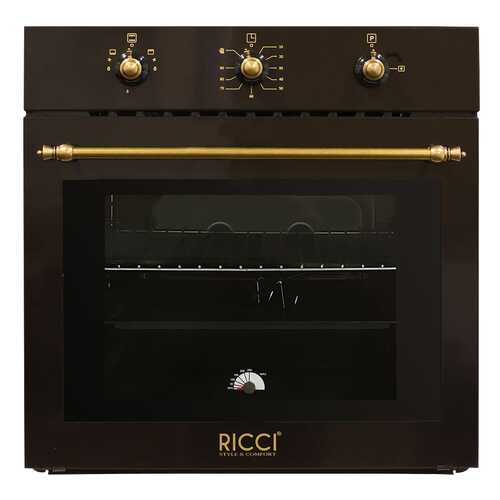 Встраиваемый газовый духовой шкаф RICCI RGO-620BR Brown в Редмонд