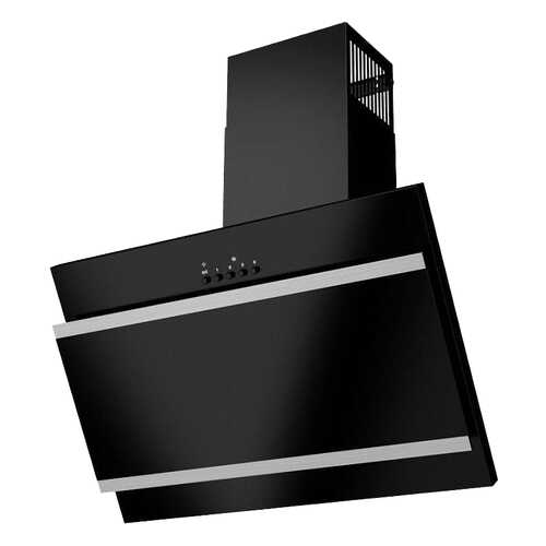 Вытяжка наклонная MAUNFELD Tower G Satin 50 (stripes) Silver/Black в Редмонд